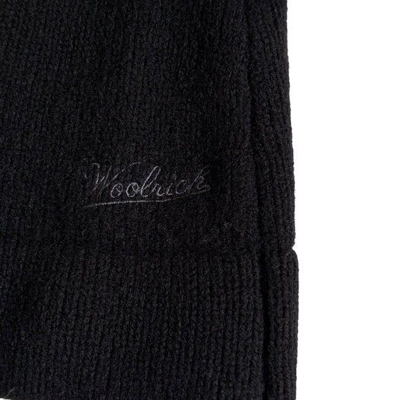 Woolrich Lambswool Full Zip Cardigan Sweater (Black) - Size Small - Picture 7 of 7